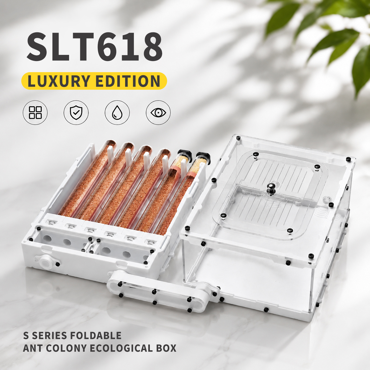 SL618 SLT618 LUXURY EDITION S SERIES FOLDABLEANT COLONY ECOLOGICAL BOX - Image 1